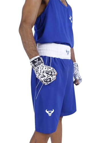 Image of Boxing Set, Tank Top and Shorts, Royal Blue Athletic Wear, Training Gear