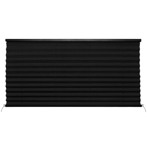 Image of RV Blinds Shades for Camper Window,RV Shades Pleated Camper Blinds for Travel Trailer Motor Coach Motorhome Window-44 W x 16 inch L