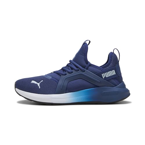 PUMA Mens Softride Enzo 5 Cross Training Shoes Blue Jewel-Lucite- White SS26 12