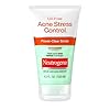 Neutrogena Oil-Free Acne Stress Control Power-Clear Scrub, 2% Salicylic Acid for Acne-Prone Skin, Exfoliating Daily Facial Scrub, 4.2 fl. oz