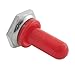 LQ Industrial 6PCS Waterproof Dustproof Rocker Switch Rubber Protective Cover 12mm/ 0.45 inch Toggle Switch Button Switch Protective Cover Handle Knob Cap Moisture Resistant Cover Red