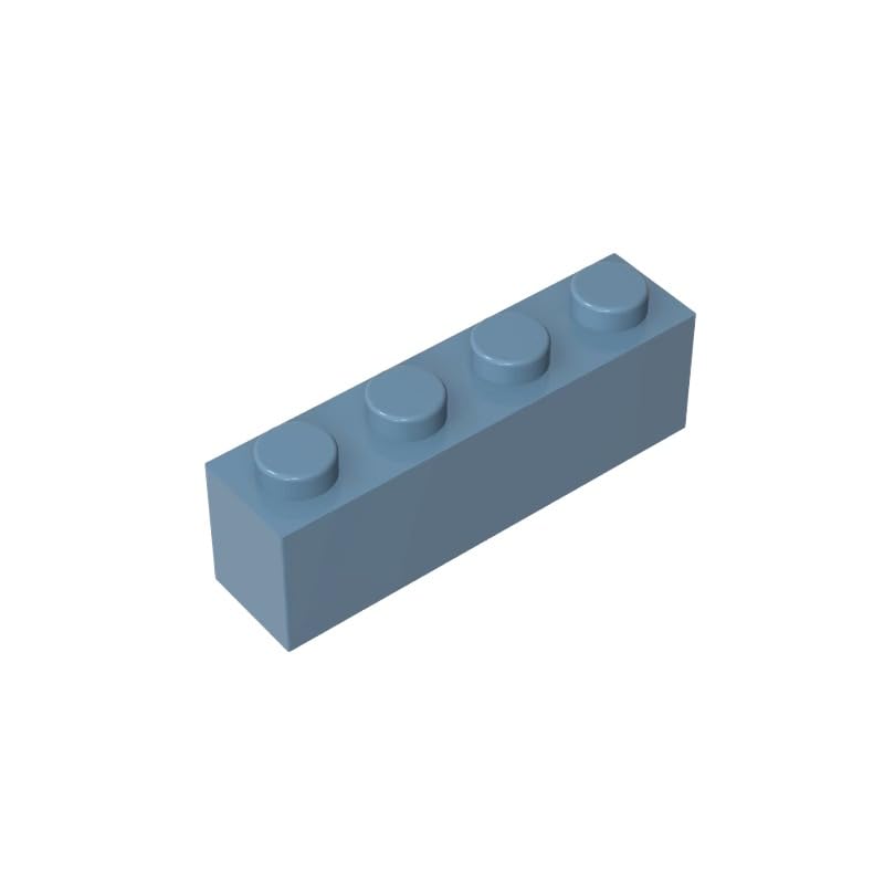 3010 Basic Bricks Brick 1x4 50 Pieces GDS-534 Compatible with Lego Building Blocks Color:Sand Blue