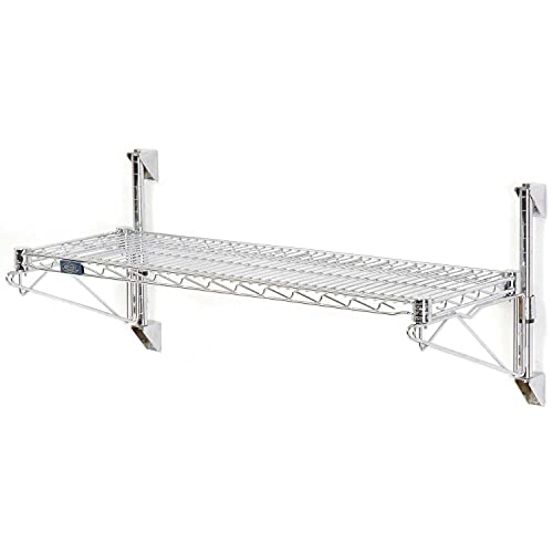 Nexel Wall Mount Wire 1-Shelf Starter Unit, 36