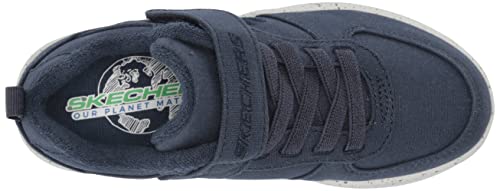 Skechers Kids Boy's Sport Court 92-Klendor Sneaker, Navy, 13 Little Kid #TOP4