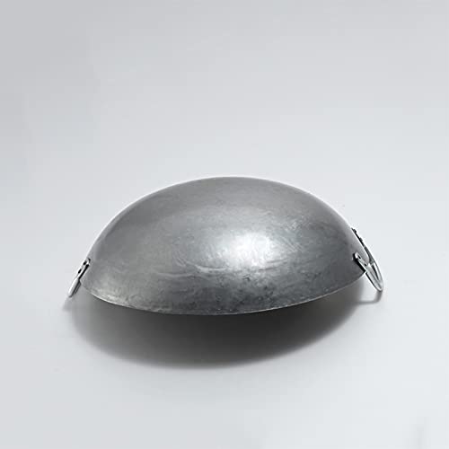 Wok de hierro sin recubrimiento 38 cm para cocina miniatura 3