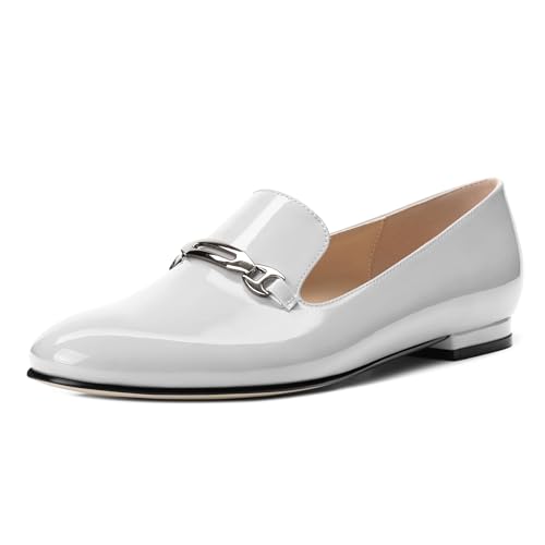 Image of Women's Loafers, Slip On Round Toe Comfortable Flats for Women Dressy and Work, Womens Business Casual Shoes