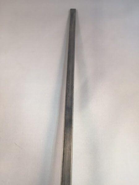 Stained Glass Reinforcing Bar, 1/8 x 3/8 in Zinc Coated Steel 3ft x 2 Pieces (Size)