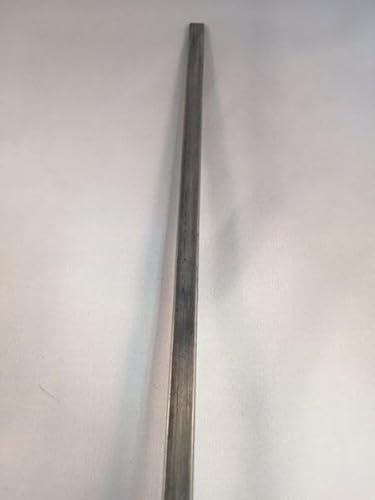 Stained Glass Reinforcing Bar, 1/8 x 1/4in Zinc Coated Steel rebar 3ft x 2 Pieces