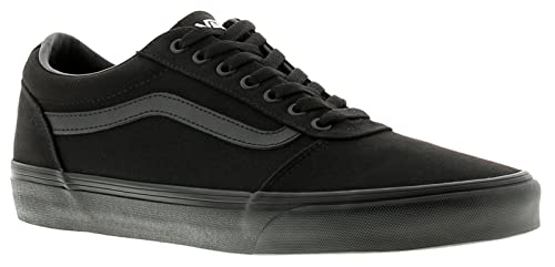 Vans Herren Ward Sneaker Ward Trainers, (CANVAS) BLACK/BLACK,...