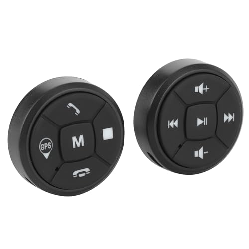 Controlador de Botón de Volante negro para GPS y música 3
