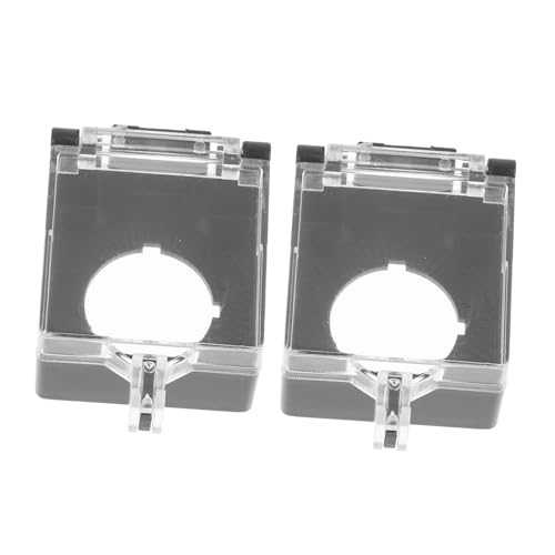 Alipis Emergency Stop Button Protective Cover Industrial Switch Dust Cover Push Button