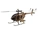 Actualia RC-ERA C184 MD500 RC Helicopter, 4CH Single-Propeller Flybarless Optical Flow Gyro Stabilized Remote Control Helicopter, RC Aircraft Model Toys for Adult