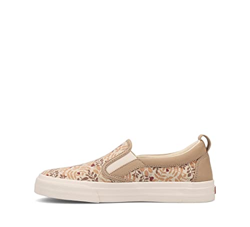 Image of Taos Rubber Soul Slip-On Women's Sneaker - Fresh and Clean Canvas Design with Effortless Style, Removable Footbed and Arch Support - Elevated Comfort for All-Day Fashion