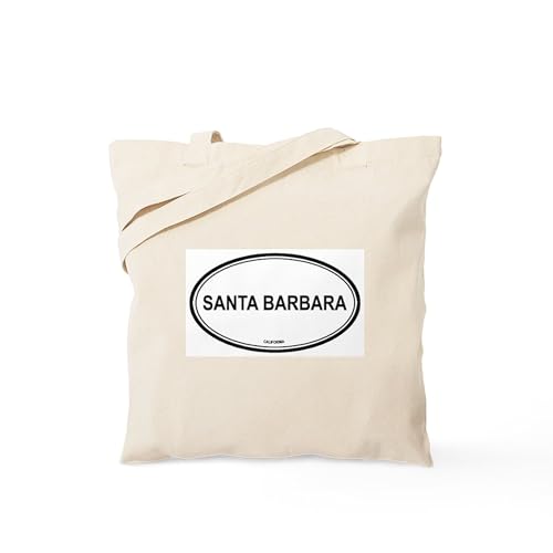 CafePress Santa Barbara (California) Tote Bag Natural Canvas Tote Bag, Reusable Shopping Bag