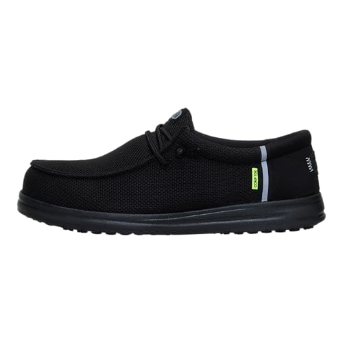 HEYDUDE Wally Work CT Black/Black 11, Mens Shoes,...