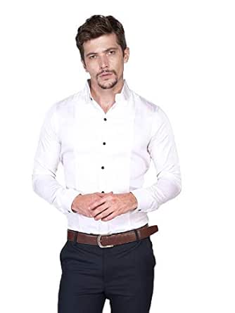 Mens black and white button up shirt Clearance