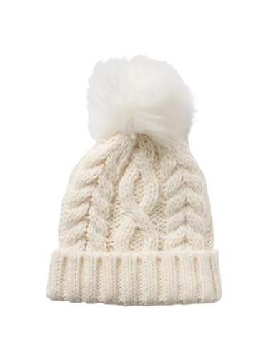 GAP Womens Cable Beanie Ivory ONE Size