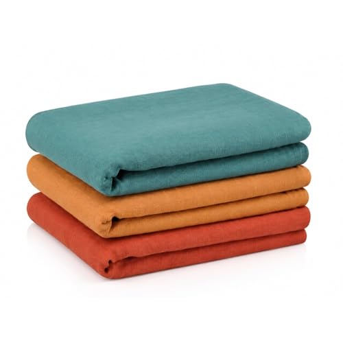 Image of Muslin Swaddle Blankets, 3 Pack Large 47"x47", Receiving Blankets for Baby | Organic Muslin Swaddle Blankets, Soft Receiving Blankets, Breathable Baby Blankets, Unisex Swaddle Wraps, Baby Essentials