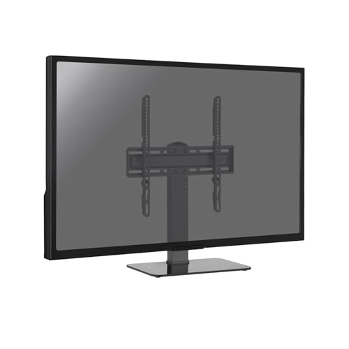 - Supporto TV - Da Tavolo - per schermo 32-55 Pollici - Base vetrata - 020-0145M