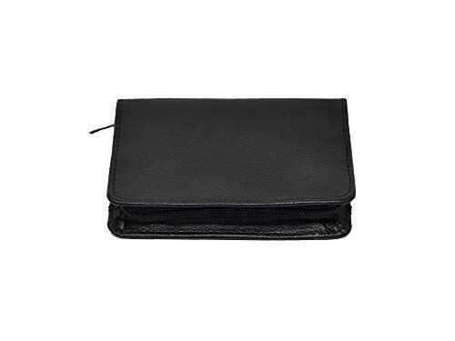 Home-X RFID Bifold Zippered Credit Cart Wallet | Black