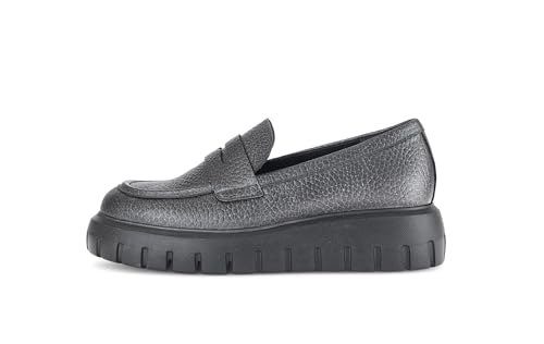 Gabor Damen Slipper, Frauen Slip On,Best Fitting,College Schuhe,Businessschuhe,Slip-ons,Mokassins,Halbschuhe,Slides,antiksilber… – Ansicht 2