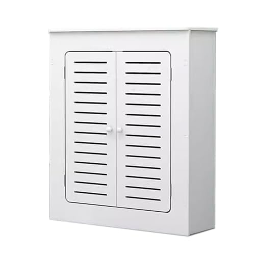 Cubreradiador Blancos Modernos con Rejilla de Lamas Material de PVC Cubre Radiadores no Requiere Taladrar Armario de Radiador Decorativo para Sala de Estar, Dormitorio, Pasillo(70x25x70cm)