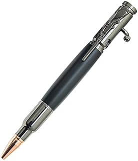 unknowns Men Signature Gel Pen 1.0mm Metal Bolt Action Pen Quick Dry Black Ink Smooth Tip for Doodling Drawing Painting Boys Man, Multi-color