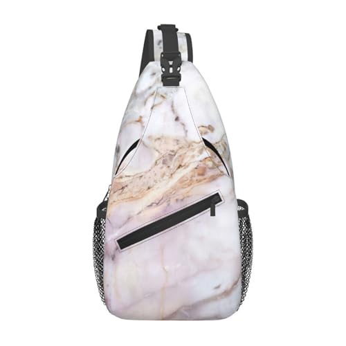Sac à bandoulière rose marbré pour ne plus choisir entre style et marche