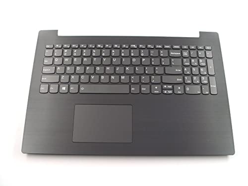 Bayjebu Parts for Lenovo ideapad 330-15ICH Palmrest Keyboard Bezel US Backlit Keyboard Upper Gray 5CB0R58647