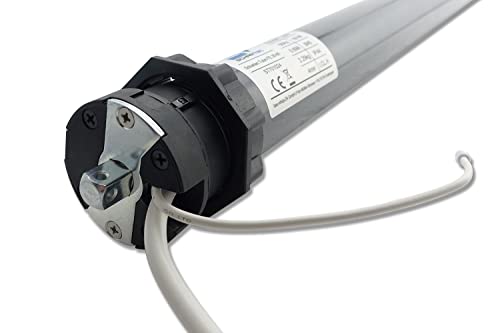SCHARTEC Moteur de volet roulant sans fil avec interrupteur électronique Tube FE 40-60 - 60 mm - Avec interrupteurs de fin de course électriques