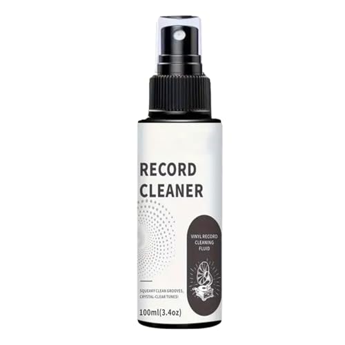 Soluzione Per La Pulizia Dei Dischi - Detergente Professionale Per Vinili Per LP | Detergente Delicato Per Dischi Per, Negozi, Appassionati, Conservazione A Lungo Termine E Ottimizzazione Del Su