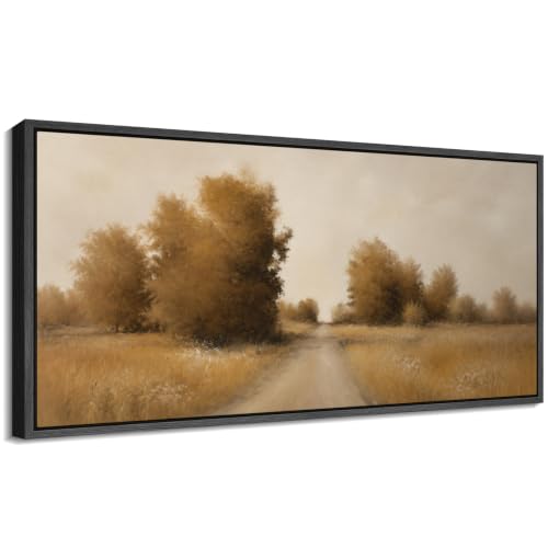 Image of MUDECOR Extra Large Framed Canvas Print Wall Art Autumn for Living Room