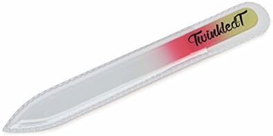 Twinkled T Czech Glass Nail File (Watermelon)