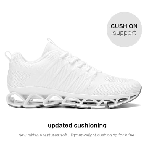 Image of Mens Slip on Running Walking Shoes Blade Tennis Casual Fashion Sneakers Comfort Non Slip Work Sport Athletic Trainer