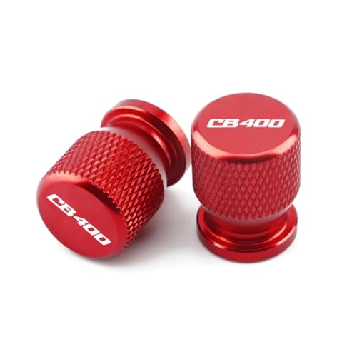 TIDVKOJ CB400SF NC31 CB400SB NC42 CB400/X/F CB400SF-VTEC NC39 CB400SS バイク用 エアバルブキャップ アルミ製バルブキャップ タイヤバルブ 2個入