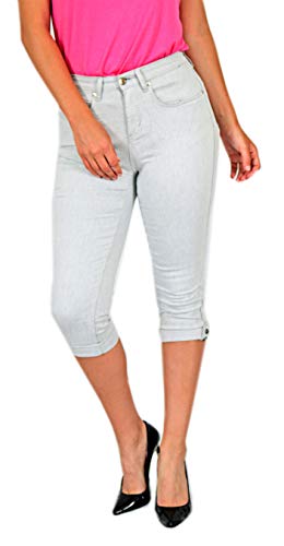 TrueSlim Women's Silver Tab and Stone Capri