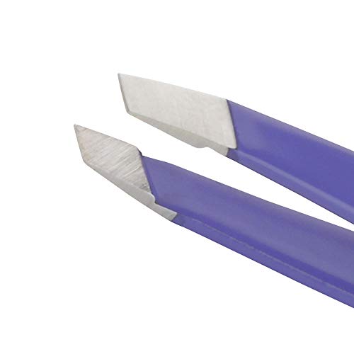 Tweezerman Blooming Lilac Stainless Steel Mini Slant Tweezer #TOP1
