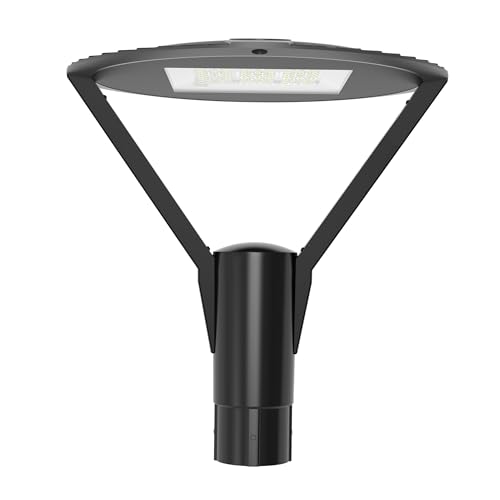CFY LIGHTING 150W LED Post Top Light 18000Lm 4000K LED Circular Area Light AC120-277V 1-10V Dimmable Outdoor Pole Lights Fixture for Garden courtyards Squares and Pedestrian Streets