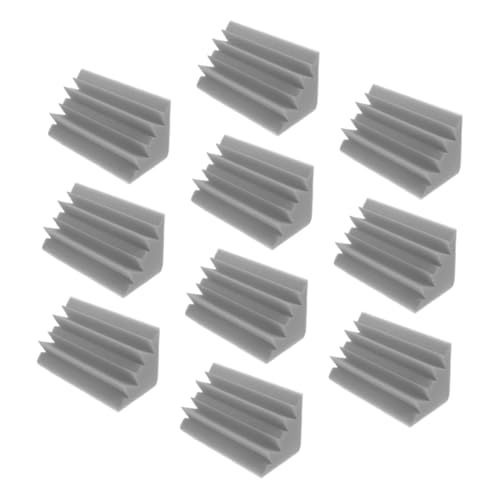 10 piezas paneles absorbentes de sonido esponja acústica para estudios musicales, teatros y espacios de grabación, control acústico y reducción de ruido miniatura 1