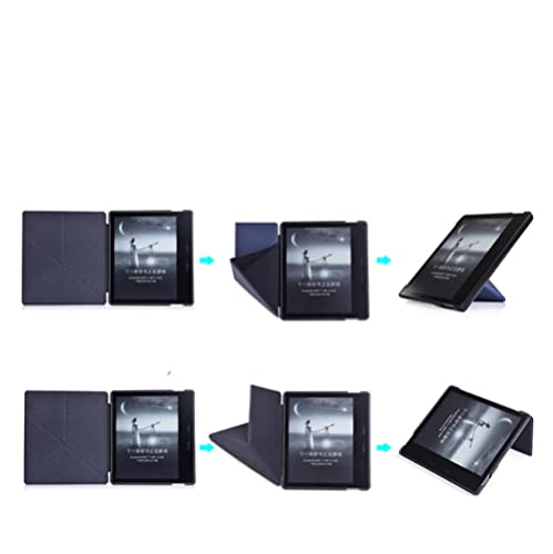Image of Case for Kindle Oasis (10th Generation, 2019 Release and 9th Generation, 2017 Release) | Slim Cross Stripe Fold Stand Cover | Purple