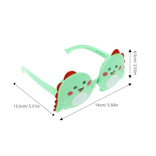 NOLITOY Dinosaur Eyeglasses for Boys and Girls Lightweight Cartoon Sunglasses Fun Dino Design for Parties and Special Occasions2