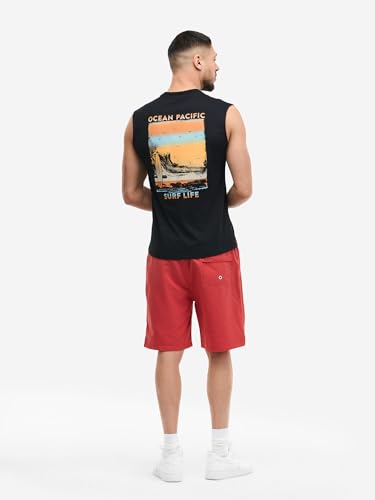 Camiseta sin mangas Ocean Pacific Ulladulla con cuello redondo cómodo 4