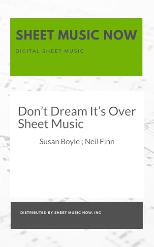 Don’t Dream It’s Over Sheet Music (English Edition)