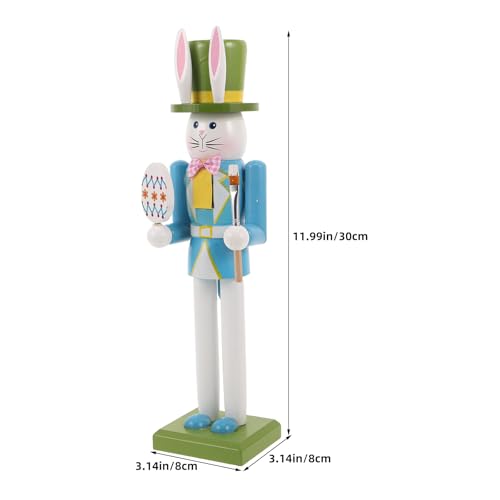 Figurines Casse-Noisette Lapin en bois : la solution pour une déco de table de Pâques réussie