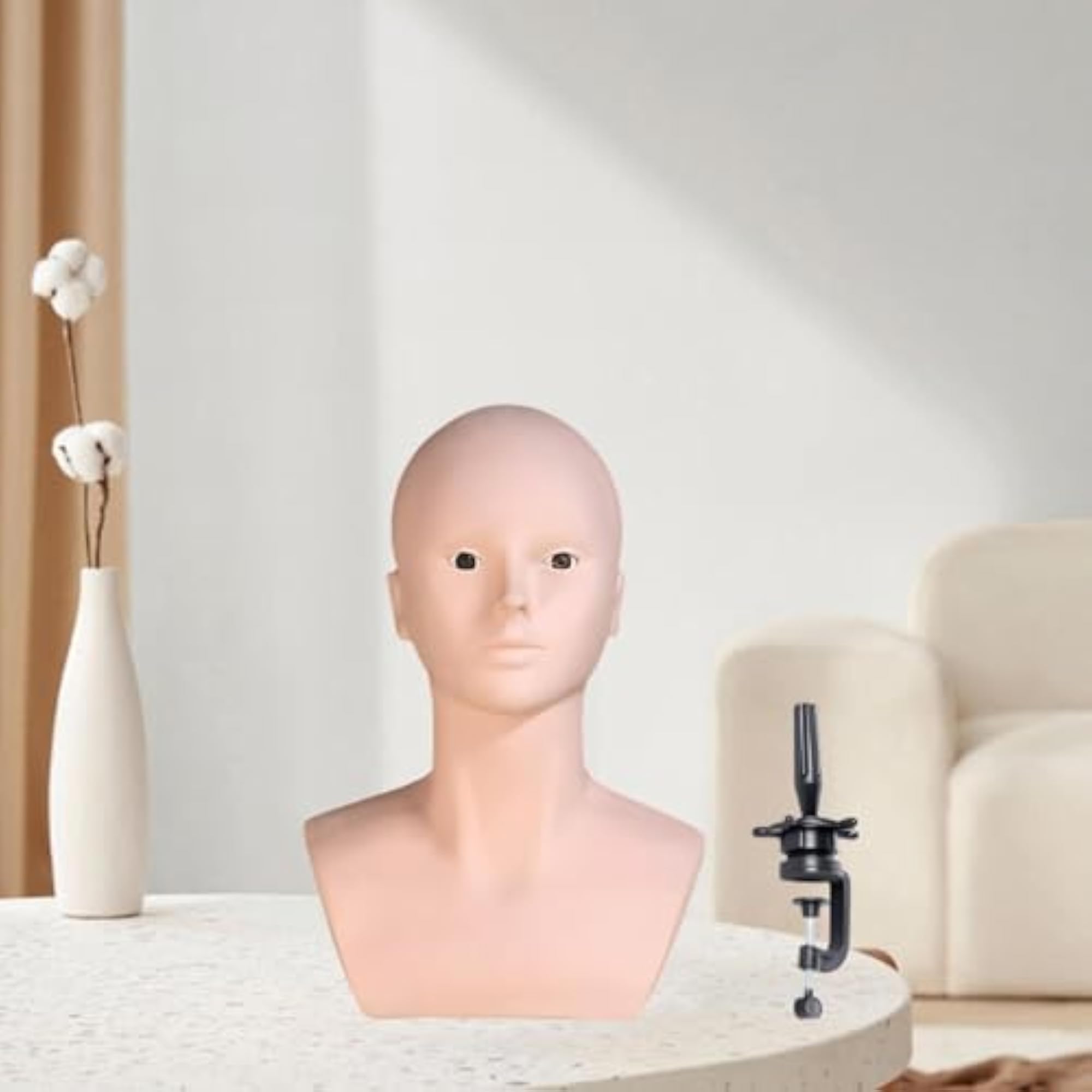 Bald Head Multipurpose Display Cosmetology Training Head