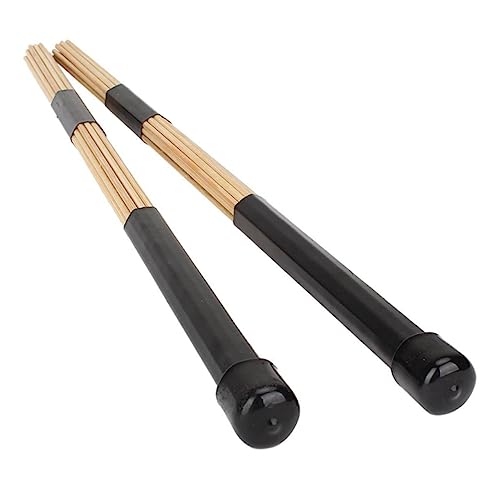 Baquetas de bambú para batería jazz 3 piezas miniatura 5