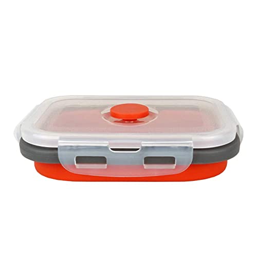 Cartints Set Of 3 Collapsible Food Storage Containers Collapsible Silicone Bowls, Silicone Lunch Containers With Airtight Lids, Microwave And Freezer Safe, 500Ml #TOP3