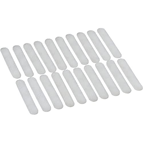 WENKO Anti-Rutsch-Streifen 20 Stück - für Kleiderbügel, 20 Stück, Silikon, 0.8 x 5 cm, Transparent