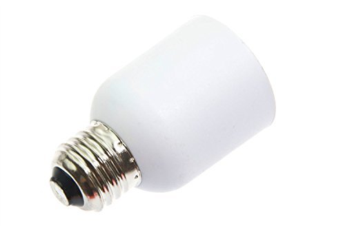 Generic E26 MEDIUM Edison - E39 MOGUL Base Light Bulb Enlarger Socket Converter Adapter WHITE