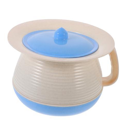 スピットン ベッドサイドの小便器 便器つばつん プラスチックチャンバーポット プラスチック製便器 ユニセックスチャンバーポット 蓋付きチャンバーポット おしっこバケツ 高齢者用の便